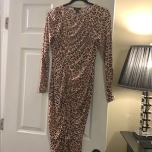 Leopard dress ( like new)
